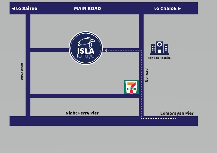 islatortugadivers.com our location on koh tao