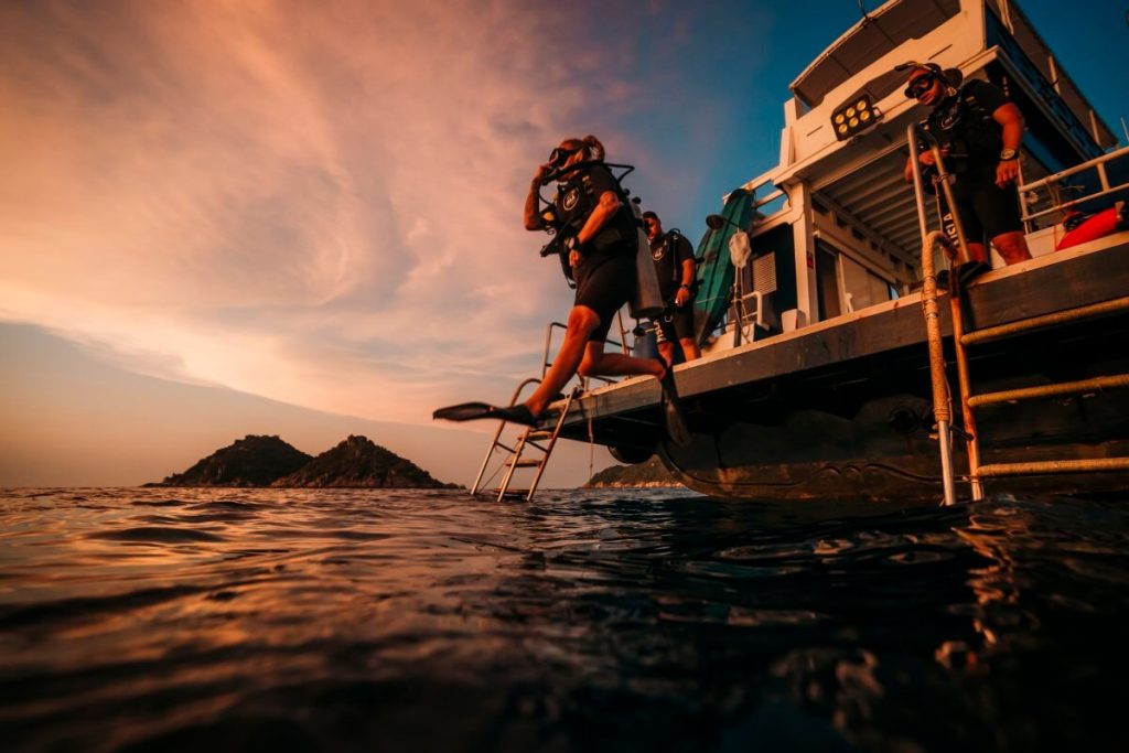 night diving adventure koh tao