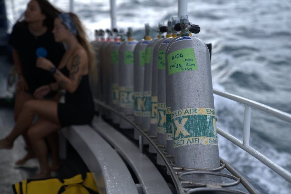 nitrox enriched air course in Thailand