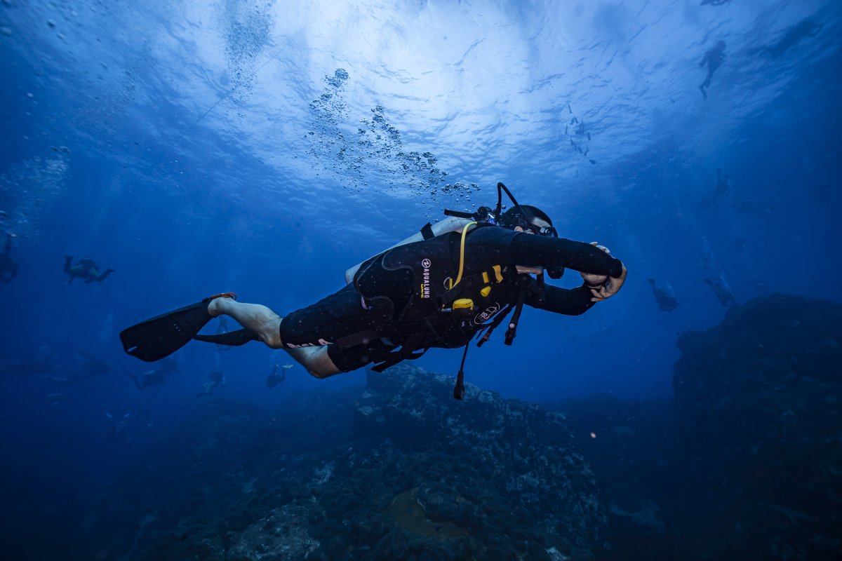 padi deep diving training koh tao Thailand