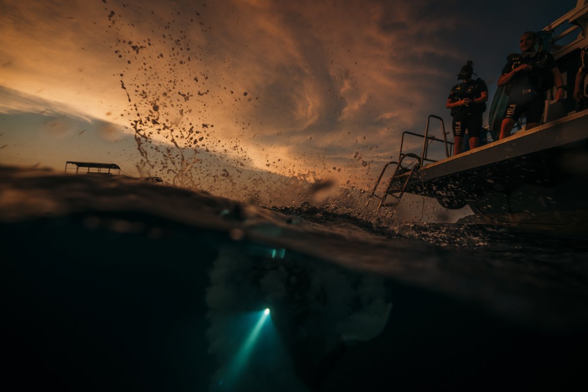 padi night diving course Thailand