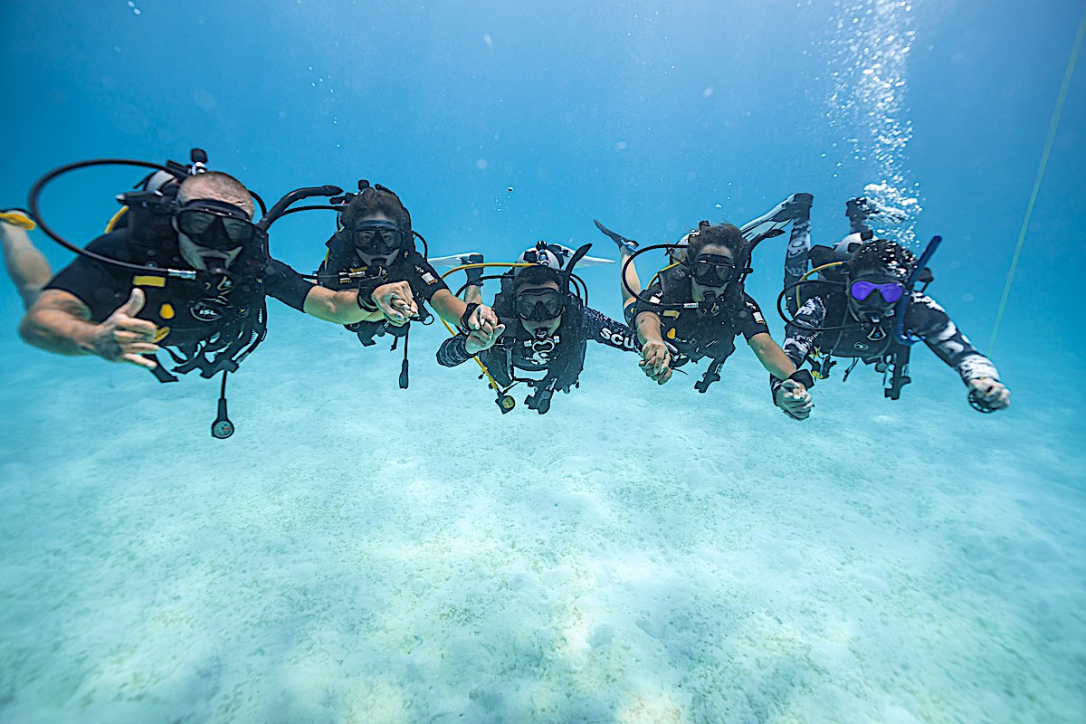 padi open water course on koh tao