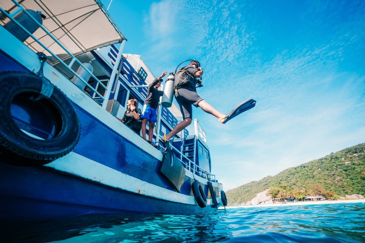padi open water course in koh tao