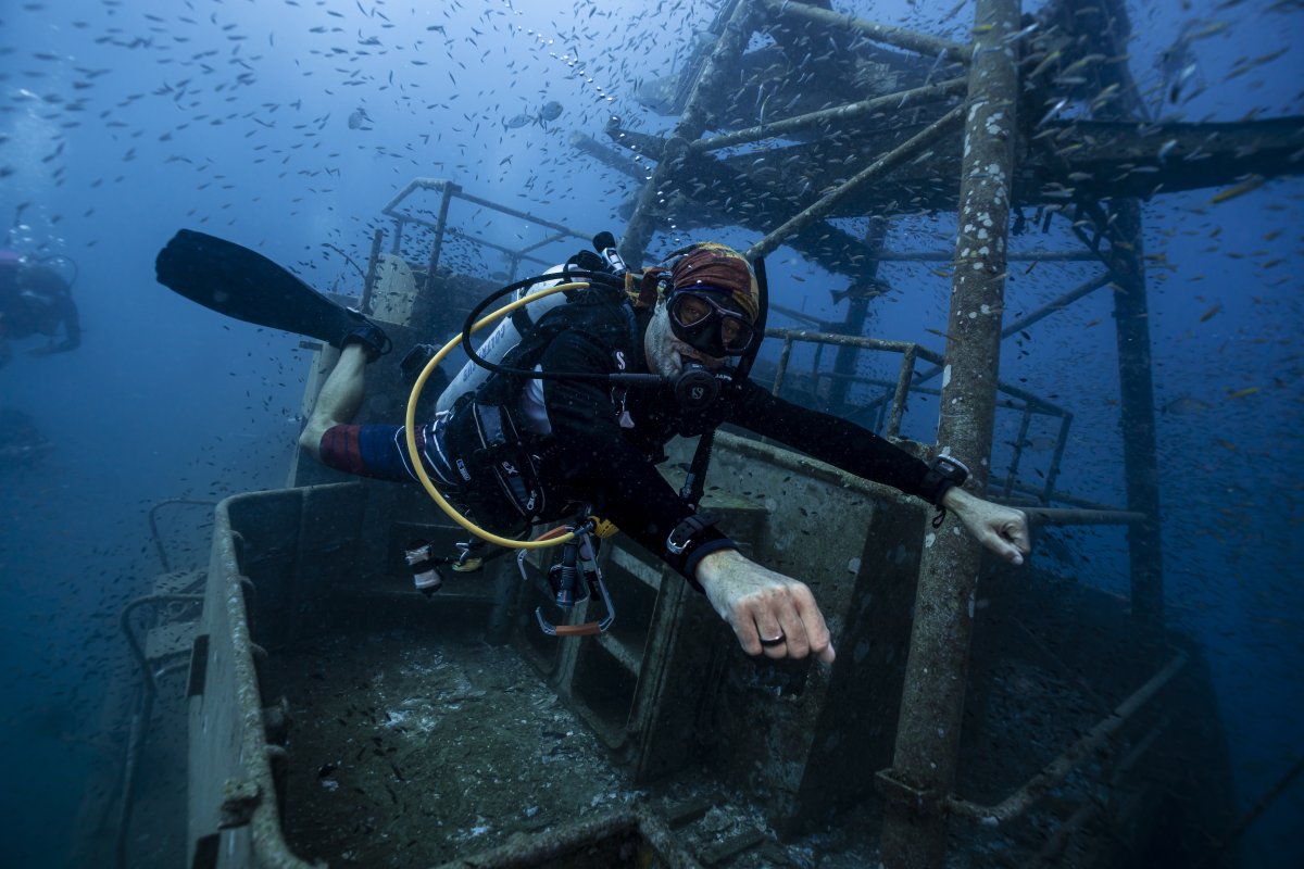 padi wreck diving course koh tao