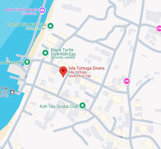 isla tortuga divers location map